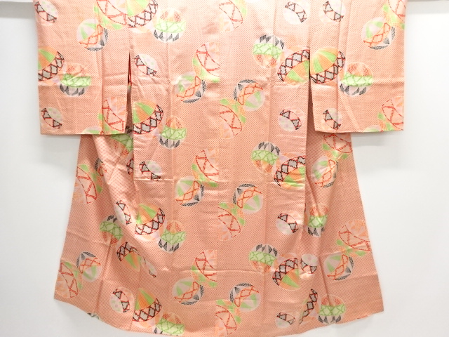 JAPANESE KIMONO / ANTIQUE JUBAN / SILK / HITTA PATTERN & MARI BALL